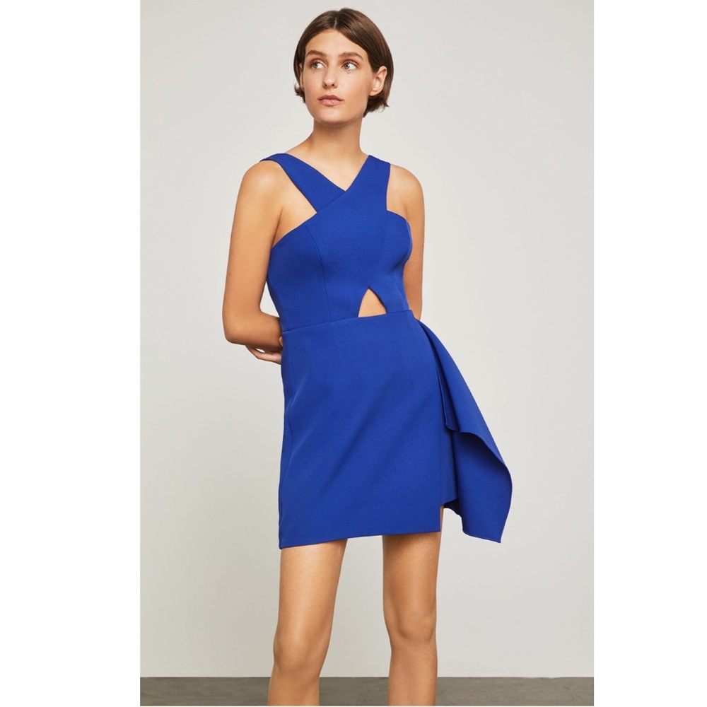 BCBGMAXAZRIA BLUE DRESS - Picture 2 of 7
